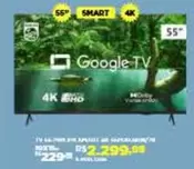 Oferta de 55 - Smart Tv por R$2299,09 em DB Supermercados