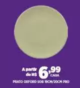 Oferta de Oxford - Prato  SOB 18cm/20cm por R$6,99 em DB Supermercados