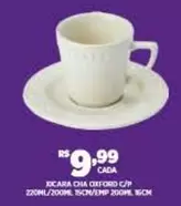 Oferta de Oxford - JCARA CHA CXFORD C/P 220M/L200M, 15CN/EMP 200Ml 16CM por R$9,99 em DB Supermercados