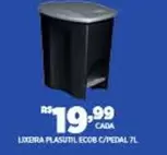 Oferta de Plasutil - Lixeira por R$19,99 em DB Supermercados