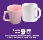 Oferta de De   - Caneca Cxi Cord Mini Quarti por R$9,99 em DB Supermercados