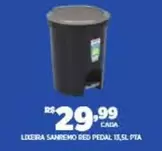 Oferta de Sanremo - Licera  Red Pedal por R$29,99 em DB Supermercados