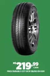 Oferta de Phila Duraille City Dcm 165/60 R14 631 por R$219,99 em DB Supermercados