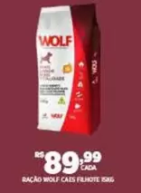 Oferta de Wolf - Bacao  Caes por R$89,99 em DB Supermercados