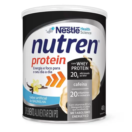 Oferta de Suplemento Alimentar Nutren Protein Sabor Baunilha 400g por R$71,65 em Drogal