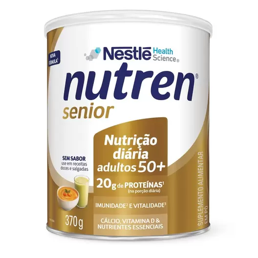 Oferta de Suplemento Alimentar Nutren Senior Sem Sabor 370g por R$94,99 em Drogal