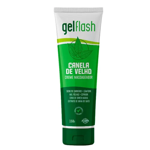 Oferta de Creme Massageador Gel Flash Canela de Velho 150g por R$13,99 em Drogal