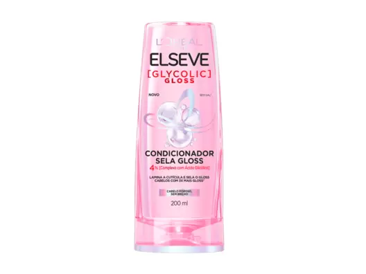 Oferta de Condicionador Elseve Glycolic Gloss 200ml por R$21,99 em Drogal