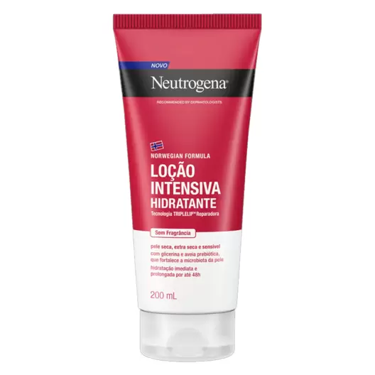 Oferta de Loção Intensiva Hidratante Neutrogena Norwegian Sem Fragrância 200ml por R$49,49 em Drogal