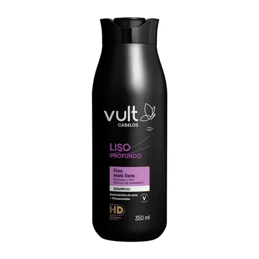 Oferta de Shampoo Vult Cabelos Liso Profundo 350ml por R$17,99 em Drogal