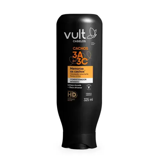 Oferta de Condicionador Intensivo Vult Cabelos Cachos 3A ao 3B 325ml por R$20,69 em Drogal