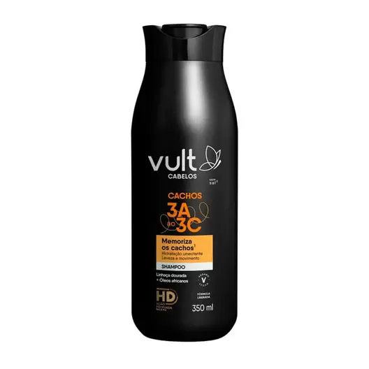 Oferta de Shampoo Vult Cabelos Cachos 3A ao 3B 350ml por R$17,99 em Drogal