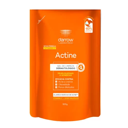 Oferta de Refil Gel de Limpeza Darrow Actine 300g por R$64,99 em Drogal