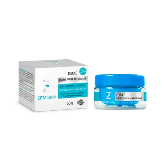 Oferta de Creme Facial Zeta Skin DMAE Antirrugas 50g por R$23,99 em Drogal