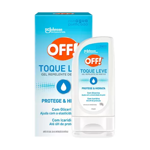 Oferta de Repelente Off Gel Toque Leve Protege e Hidrata 100g por R$27,89 em Drogal