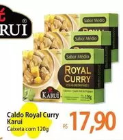 Oferta de Sabor - Caldo Royal Curry por R$17,9 em Atacadão