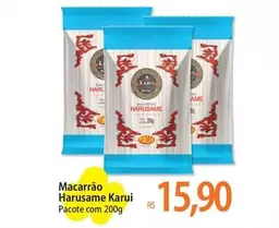 Oferta de Karui - Macarrão Harussame por R$15,9 em Atacadão