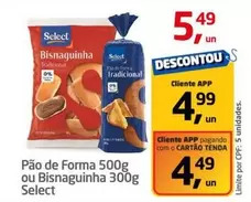 Oferta de Select - Pão De Forma por R$5,49 em Tenda Atacado