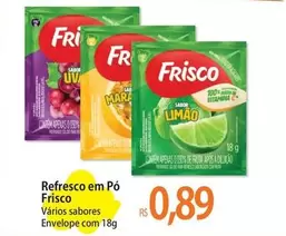 Oferta de Frisco - Refresco Em Pó por R$0,89 em Atacadão