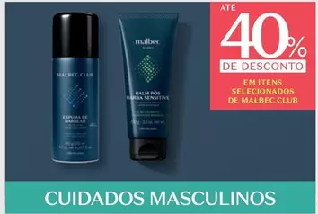 Oferta de Malbec - Cuidados Masculinos em O Boticário