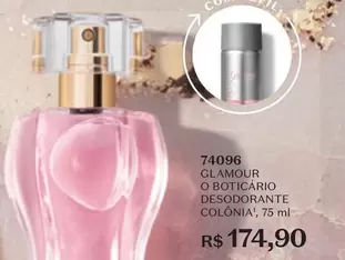 Oferta de Glamour - O Boticário Desodorante Colônia por R$174,9 em O Boticário