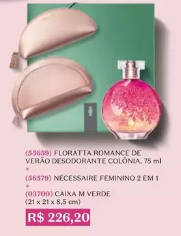 Oferta de Floratta - Romance De Verão Desodorante Colônia por R$226,2 em O Boticário