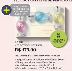 Oferta de Acqua - Kit Boticollection por R$179,9 em O Boticário