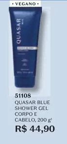 Oferta de Quasar - Blue Shower Gel Corpo E Cabelo por R$44,9 em O Boticário