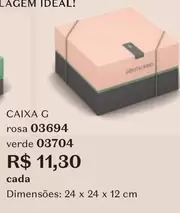 Oferta de O boticario - Caixa G Rosa por R$11,3 em O Boticário