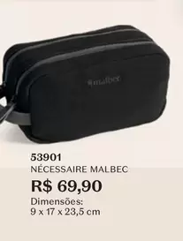 Oferta de O boticario - Nécessaire Malbec por R$69,9 em O Boticário