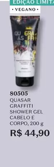 Oferta de Quasar - Graffiti Shower Gel Cabelo E Corpo por R$44,9 em O Boticário