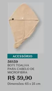 Oferta de Boti -  Toalha Para Cabelo De Microfibra por R$59,9 em O Boticário