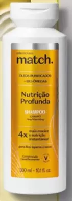 Oferta de Match - Nutrição Profunda em O Boticário