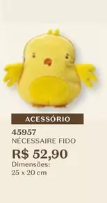 Oferta de Nécessaire Fido por R$52,9 em O Boticário