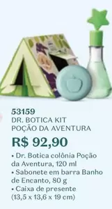 Oferta de Barra - Kit Pocao Da Aventura por R$92,9 em O Boticário