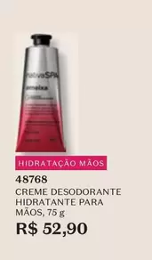 Oferta de Cuide-se Bem - Creme Desodorante Hidratante Para Maos por R$52,9 em O Boticário