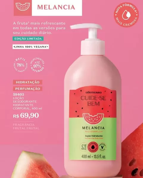 Oferta de Naturals - Perfumação por R$69,9 em O Boticário