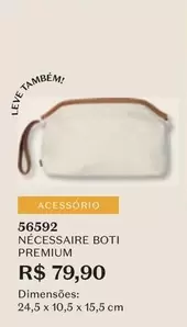 Oferta de O boticario - Nécessaire Boti Premium por R$79,9 em O Boticário