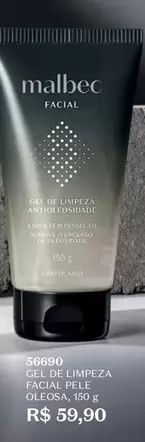 Oferta de O boticario - Gel De Limpieza Facial Piel Oleosa por R$39,9 em O Boticário