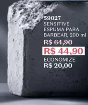 Oferta de O boticario - Sensitive Espuma Para Barbear por R$44,9 em O Boticário