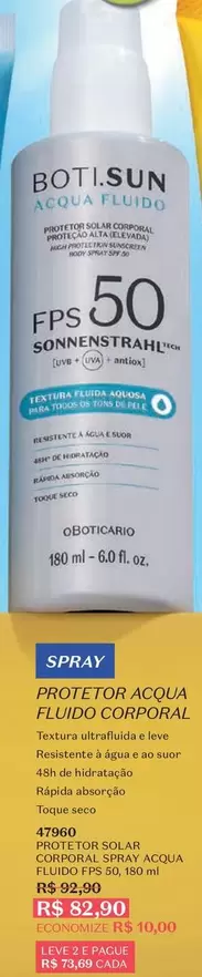 Oferta de Protection - Solar Facial Solución em O Boticário