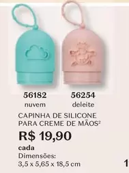 Oferta de De   - Deleite De Silicone Para Creme De Maos2 por R$19,9 em O Boticário