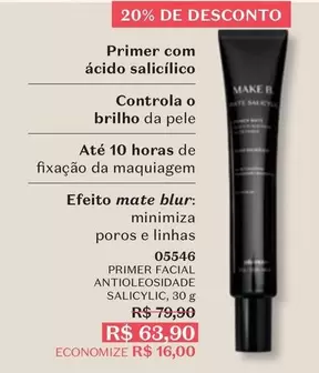 Oferta de Primer - Efeito Mate por R$68,9 em O Boticário