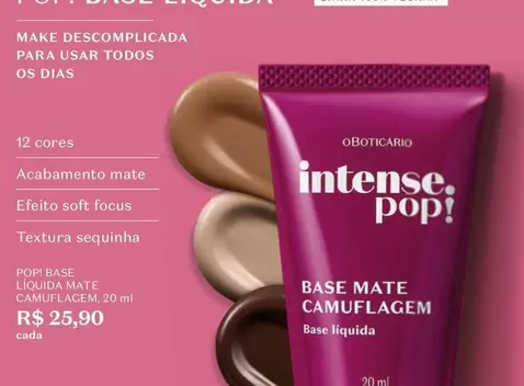 Oferta de O boticario - Make Descmolicada Para Asar Todos por R$25,9 em O Boticário