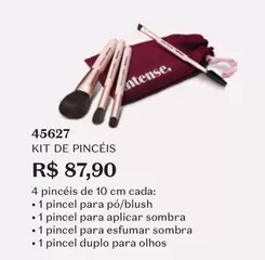 Oferta de Kit De Pincéis por R$87,9 em O Boticário