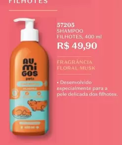 Oferta de Floral - Shampoo Filhotes por R$49,9 em O Boticário