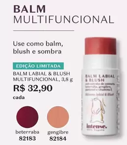 Oferta de Balm Multifuncional por R$32,9 em O Boticário