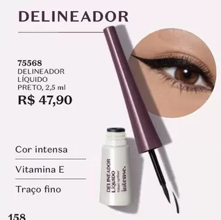 Oferta de O boticario - Delineador Preto por R$47,9 em O Boticário