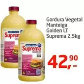 Oferta de Suprema - Gordura Vegetal Manteiga Golden Lt por R$42,9 em Tenda Atacado