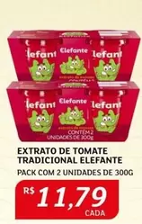 Oferta de Elefante - Extrato De Tomate Tradicional por R$11,79 em Assaí Atacadista